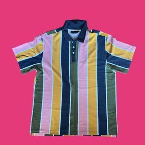 Multi-Colored Stripe Polo